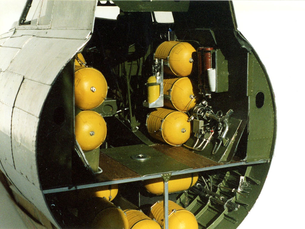 B-17 Flying Fortress An interior view of Guillermo's B-17 Flying Fortress.