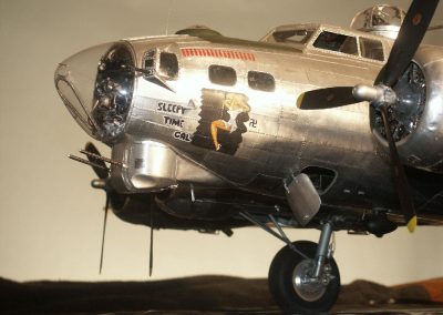 The B-17 nose.