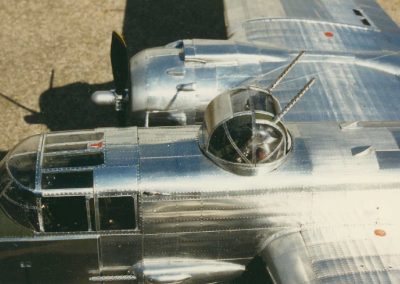 A close view of the B-25 Mitchell.