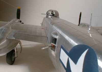 One of the side machine guns is visible here.