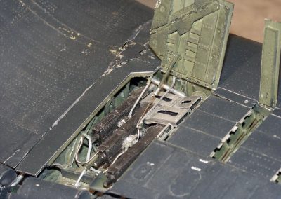A look at the Corsair wing machine guns.