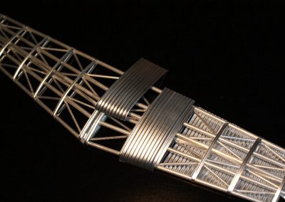 The wing structure begins to take shape.