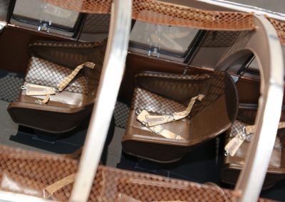 Another look inside the interior of the Junkers model.