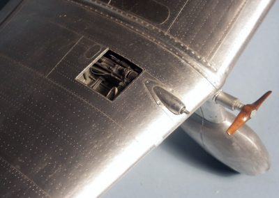 A close-up reveals incredible detail, even if it is unfinished.