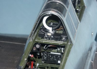 A look inside the Dauntless cockpit.