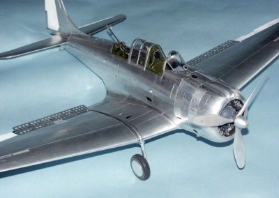 This is the finished plane before painting.