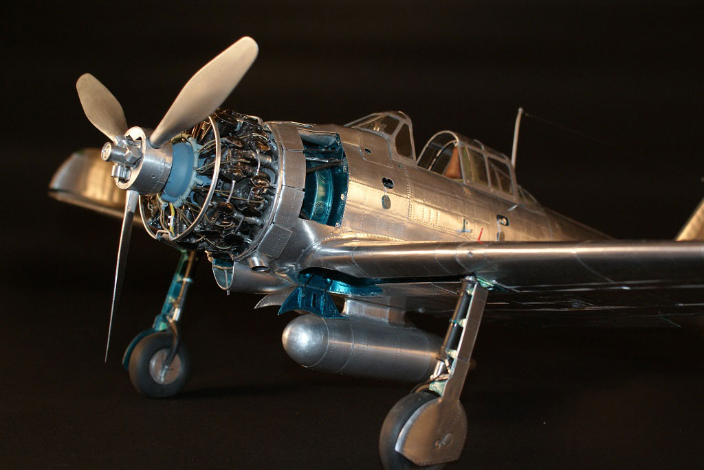 Japanese Zero Progress The nearly completed model Japanese Zero.