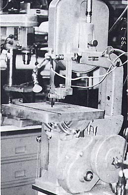 David’s Bandsaw A bandsaw with gear reducer to cut both metal and wood.