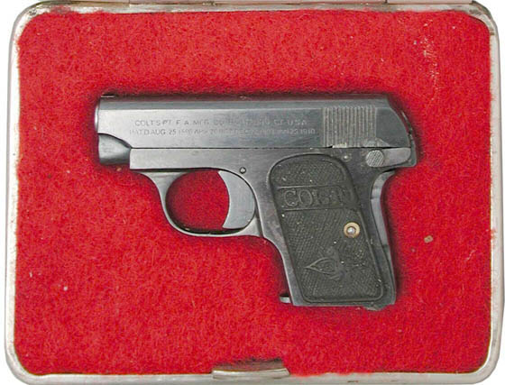 Colt .25 Automatic Another 1/3 scale Colt .25 automatic pistol.