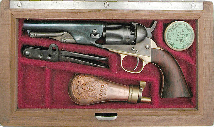 1862 Colt Police Pistol Set A 1/3 scale 1862 Colt Police Model cap and ball pistol set.
