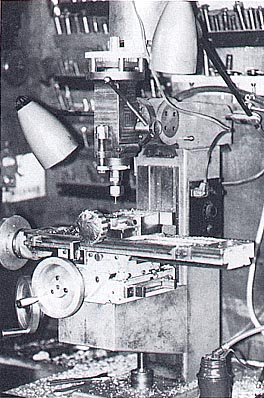 David’s New Milling Machine The new miller (milling machine), made by David in about 1980.