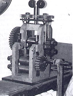 Jeweler’s Rolling Machine Another older tool from David’s shop—a jeweler’s rolling machine.
