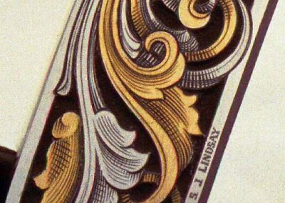 Steve also added 24K gold inlays.