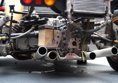 Another look at the rear end of the scale Ferrari.