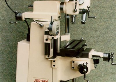 A full view of Barry’s tiny Jordan precision mill.