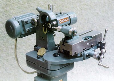 A close-up of the 1/5 scale Clarkson grinder.