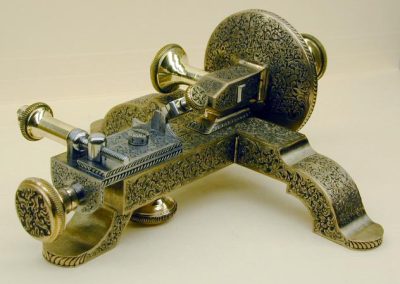 Roger’s Verge Twister demonstrates his skill as a watch and tool maker, and as an engraver.