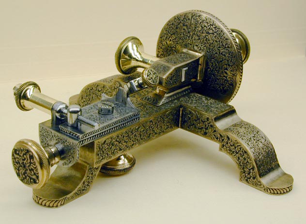 Roger’s Verge Twister Roger’s Verge Twister demonstrates his skill as a watch and tool maker, and as an engraver.