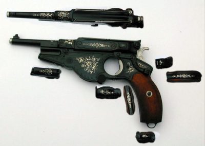This photo shows the finished miniature in several composite views.