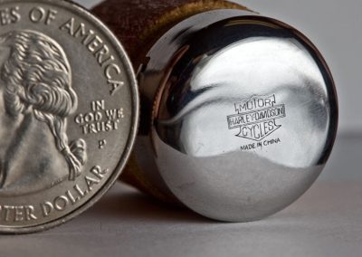 Roger's engraving on aa 1/8 scale air cleaner.
