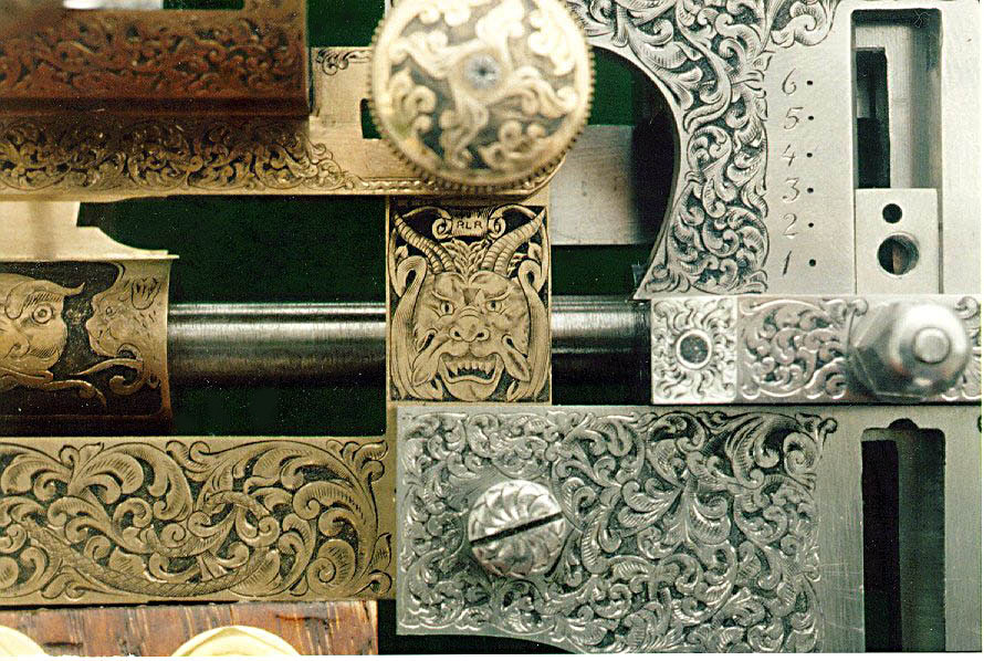 Fusee Engine Detail A close look at some engraving detail on Roger's fusee engine.
