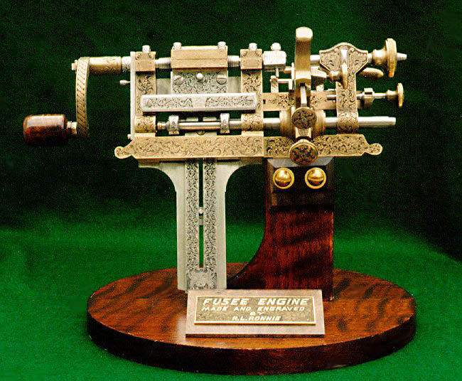 Fusee Engine A fusee engine that was built and engraved by Roger.