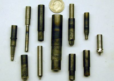 Custom cutting tools built by Roger.