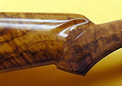 Another look at the finished shotgun stock.