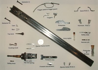 This was a display of the shotgun components that Roger made for the 2007 NAMES Expo.