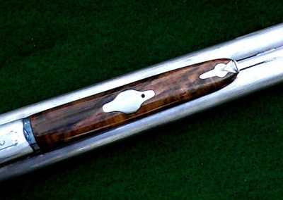 This close-up reveals the beautiful workmanship on the wood parts.