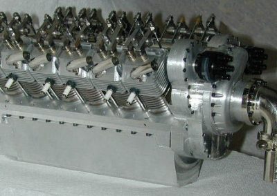 Another angle of the Merlin engine.