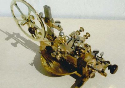 Another look at the wheel cutting engine.