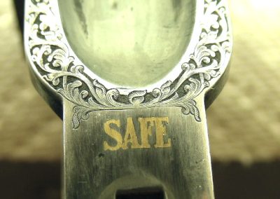 Gold inlay on the Ruger.