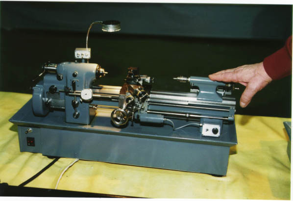 1/6 Scale Hardinge Lathe Bill’s remarkable 1/6 scale Hardinge toolroom lathe.