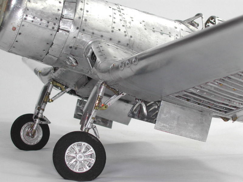 F4U-D Corsair Young's second Corsair model with the landing gear down.