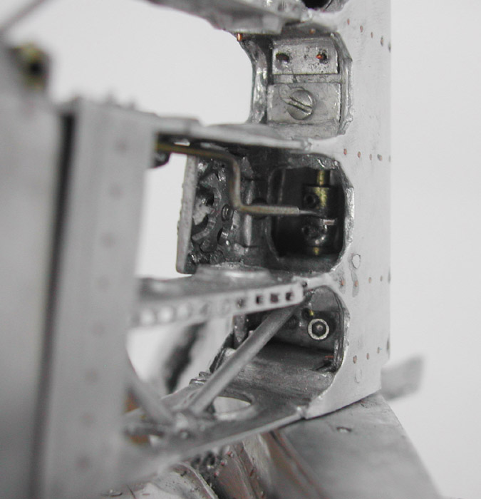 Corsair Vertical Stabilizer A close look inside of the vertical stabilizer.