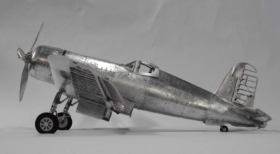 F4U-D Corsair A side profile of Young's second Corsair model.