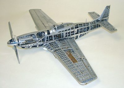 Young's P-51 Mustang model.