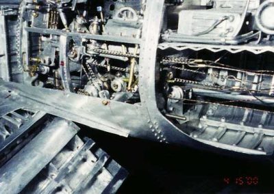 Some of the cockpit controls can be seen here.