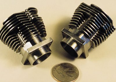Cylinder barrel for Jerry’s 1/6 scale Knucklehead engine motorcycle engine.