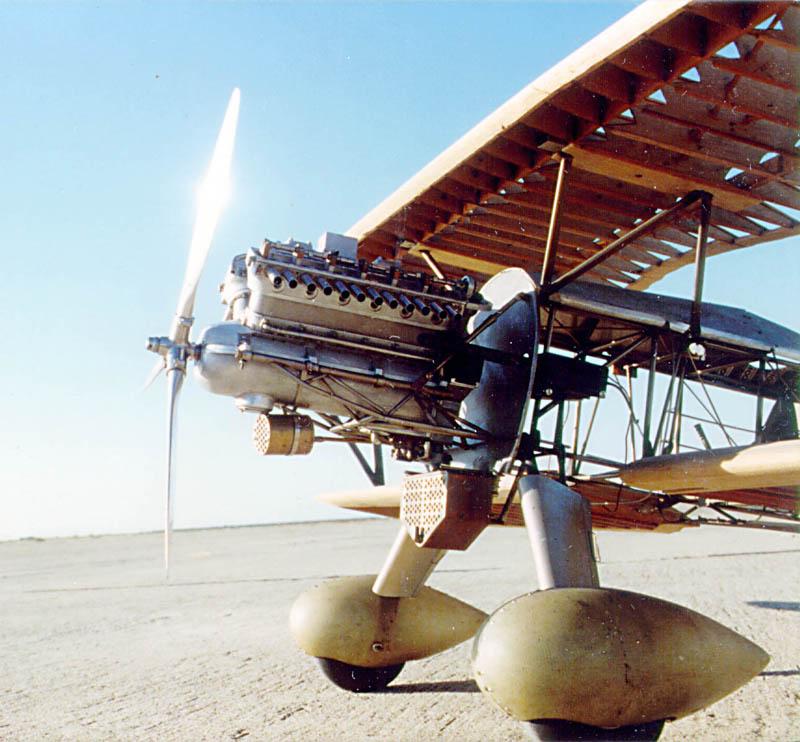 1/6 Scale Curtiss-Wright P-6E Hawk Biplane Alan's 1/6 scale model Curtiss-Wright P6-E biplane.