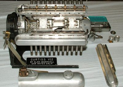 Another look at the Curtiss V-12 engine.