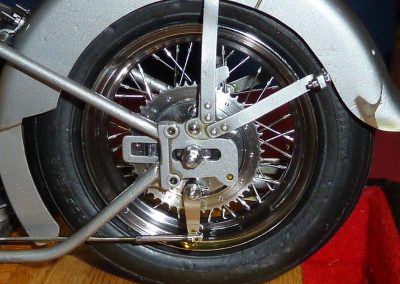 Another close-up of the nearly completed wheel.