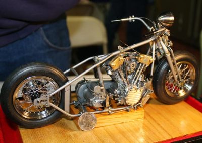 Progress on Jerry's Knucklehead motorcycle.
