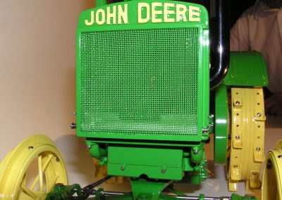 The front end of the finished tractor.
