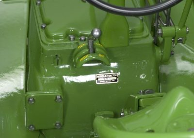 the 1/8 scale serial plate for the tractor.
