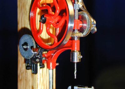 Jerry's 1/12 scale post drill.