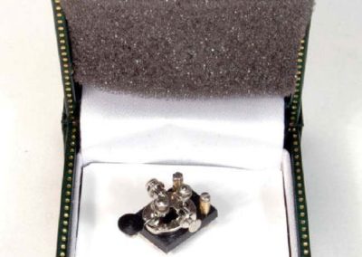 Bill carried the tiny Nanokey in this ring box.