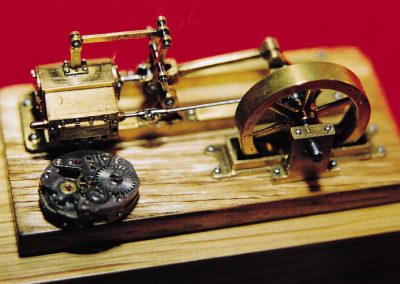 Jerry's scale model grasshopper engine.
