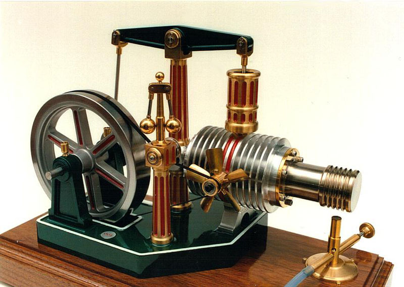 Beamer Stirling Cycle Engine This Beamer Stirling cycle engine was designed and built by Jerry.